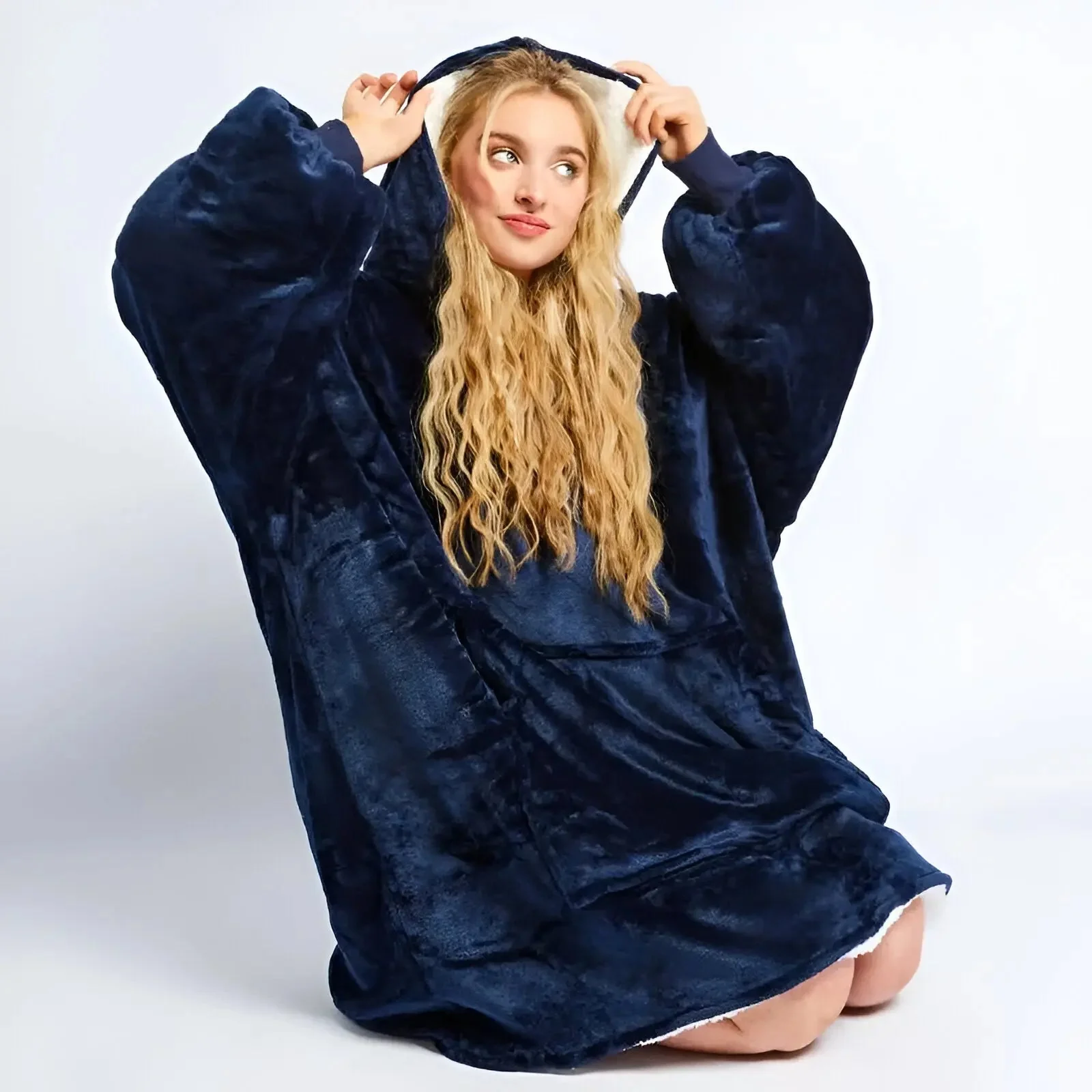 Cozy Warm Blanket Hoodie - Image 3